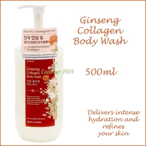 Glamfox Ginseng Collagen Body Wash 500ml Intense Hydration & Refines Skin NEW - Picture 1 of 24