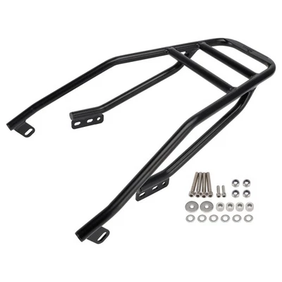 TUBE REAR RACK BLACK FOR MOTO GUZZI V9 BOBBER / ROAMER (850 CCM) (2018-2025) T7 - Image 1 of 4