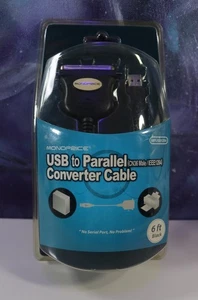 6ft USB to Parallel (Centronics CN36 Pin Male / IEEE1284) Converter Cable - Picture 1 of 4