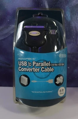 6ft USB to Parallel (Centronics CN36 Pin Male / IEEE1284) Converter Cable - Image 1 of 4
