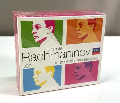 *SEALED* ULTIMATE RACHMANINOV: THE ESSENTIAL MASTERPIECES 5xCD BOXSET DECCA - Image 1 of 3