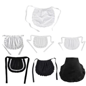 Maid Cosplay Apron Maid Cosplay Costume Half Apron Waitress Servant Costume - Picture 1 of 15