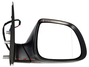 *NEW* DOOR MIRROR (ELECTRIC BLACK ) for VOLKSWAGEN AMAROK 2011- 8/2016 RIGHT RHS - Picture 1 of 4