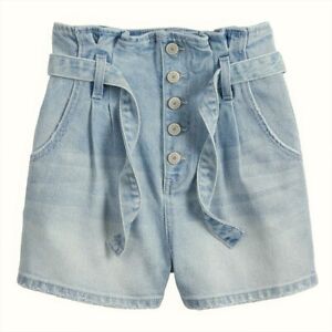 Juniors' SO Vintage Stretch High Rise Denim Mom Shorts, Size 7/28W, NWT
