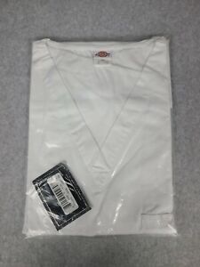 Dickies Medical Uniforms Men's 4X Scrub Top White New with Tags 