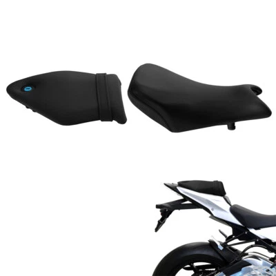 Asiento de conductor pasajero negro apto para BMW S1000RR S1000 RR 2012-2018 HP4 2012-2014 Foto 1 de 4