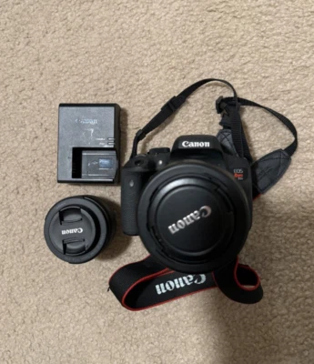 Canon EOS Rebel T6i Digital SLR with EF-S 18-55mm 10-18mm And 50mm - Image 1 of 4