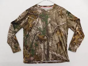 XL Womens Realtree Xtra Camouflage Hunting Compression Long Sleeve Shirt Camo - Picture 1 of 16