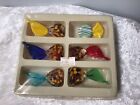 Vintage Set Of Six Murano Glass Hand Blown Lollies In Original Packet 1960s