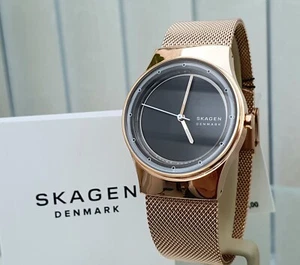 New SKAGEN SOLAR Ladies watch MESH self adjust strap RRP£290 Gift for Her! (sk25 - Picture 1 of 12