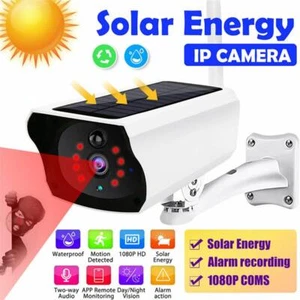HD 1080P Wireless Solar Power WiFi Outdoor Home Security IP Camera Night Vision - Picture 1 of 12