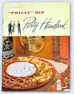 Vintage Kraft Kitchen Recipe PHILLY DIP PARTY HANDBOOK Booklet Cookbook NICE! - Imagen 1 de 4