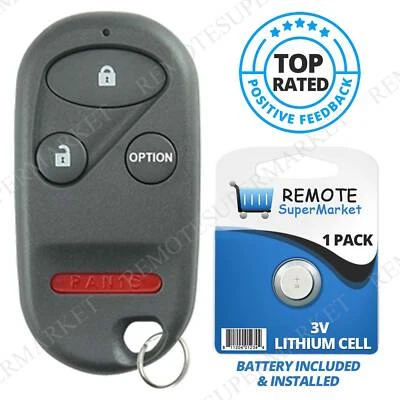 Replacement for Honda 97-01 CR-V 00-06 Insight 96-04 Odyssey Remote Car Key Fob - Image 1 of 4