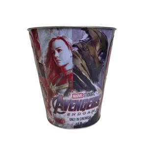 AMC Marvel Avengers Endgame Popcorn Tin Bucket Movie Theater 2019 Official - Picture 1 of 8
