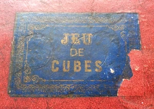 Fin XIXe - GRAND JEU DE CUBES ANCIEN - jouet 19e ENFANTINA 1900 - Photo 1/10