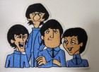 The BEATLES  - Cartoon TV Series - Embroidered Iron-On Patch - 3 1/4"  