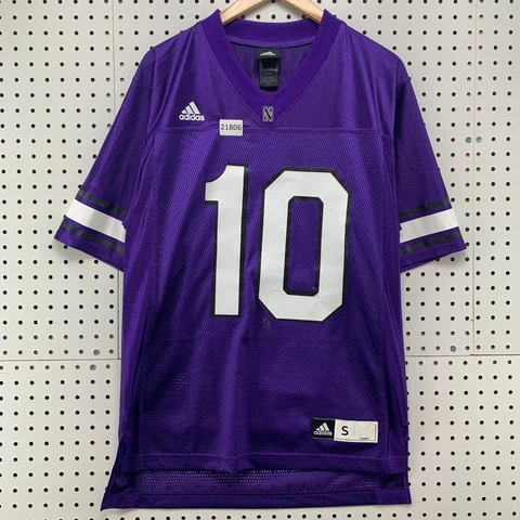 Northwestern Wildcats Football Jersey Purple #10 Peters Adidas SMall 19x30 Auto Cover
