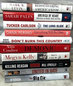 Conservative Republican Politics book lot ALL 1ST ED. 1ST PRINT Levin, D'souza + - Imagen 1 de 21