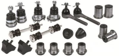 Kit de reconstrucción de suspensión delantera Oldsmobile 1965-1970 tamaño completo con funda de acero Foto 1 de 2