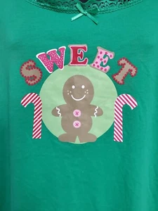 Simply Basic Womens Sleepshirt Shirt Size 2X/3X 20W/24W Sweet Gingerbread Man - Picture 1 of 5