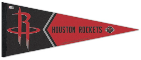 HOUSTON ROCKETS Official NBA Basketball Premium Felt Team PENNANT Cover