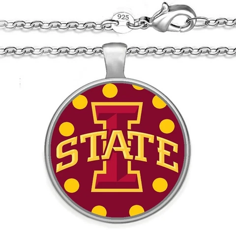 Iowa Cyclones Mens Womens 925 Sterling Chain Necklace University Gift A1 Cover