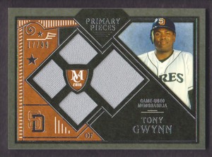 2016 Museum Collection Baseball Primary QUAD JERSEY #PPQR-TG Tony Gwynn 17/99