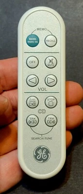 OEM GE Spacemaker Kitchen Radio CD Player Replacement Remote #7-5295 - Image 1 of 3