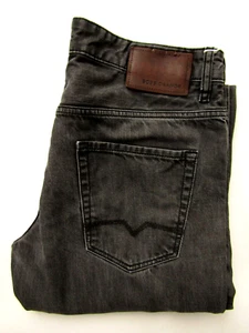 Hugo Boss Orange 25 Jeans Herren Regular Straight W34 L31 Dunkelgrau Denim LEVF529 - Bild 1 von 13