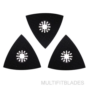 3 almohadillas de lijado oscilante triangular se adaptan a máquina multiherramienta artesano mayor - Imagen 1 de 1