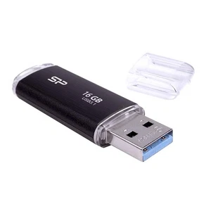 Silicon Power 16 GB USB Flash Drive, B02 Blaze, USB3.1, Retractable Connector, B - Picture 1 of 3