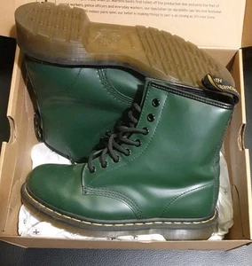 Dr.Martens Grün Schnürstiefel 1460 GlattLeder EU-39 - Bild 1 von 7