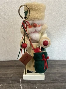 Vintage German Nutcracker Ulbricht White Russian Santa 15" OS OLD STOCK - Picture 1 of 18