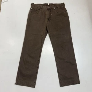 Gardeur Jeans Straight Leg Men’s Size 34x30 Brown Great Quality - Picture 1 of 7