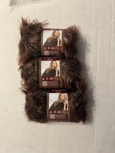 Lion Brand Pelt Yarn Lot Of 3 Small Skeins; 50 Grams, 47 Yds.Color: Sable. New. - Picture 1 of 4