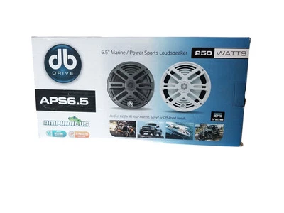 DB Drive APS65 6.5" 2-Way 250W Max 4-Ohm Marine Powersports Speakers - Image 1 of 4