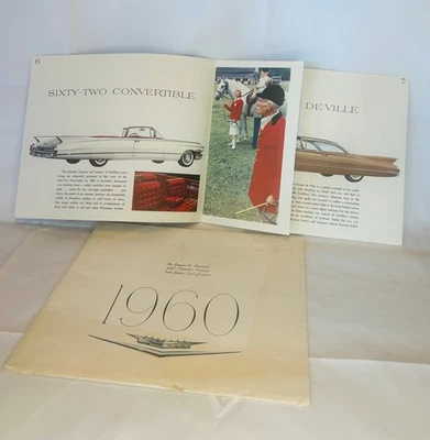 Folleto de ventas de concesionario Cadillac 1960 original en sobre  Foto 1 de 4