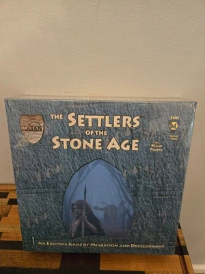 The Settlers of the Stone Age de Mayfair Games 3201 2002 nuevo en envoltura retráctil Foto 1 de 3