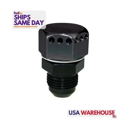 Moroso 22624, One Fitting10an sello positivo negro aluminio piezas de rendimiento Foto 1 de 4