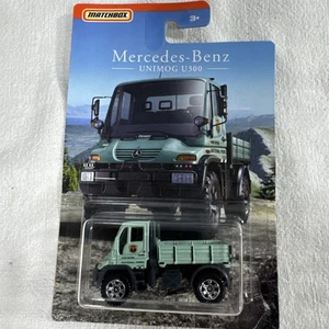 2018 Matchbox Mercedes-Benz Unimog U300 Green - Picture 1 of 8