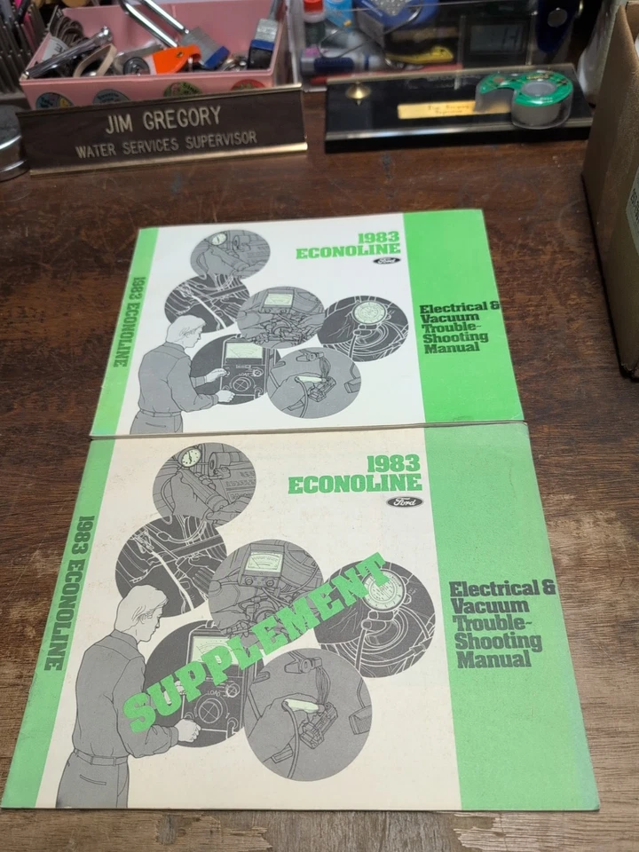 1983 Ford Econoline van E150 E250 электрическая вакуумная проводка магазин руководство по обслуживанию - Изображение 1 из 1