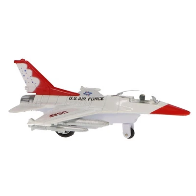 NUEVO F-16 Falcon 6" Pullback Diecast Airplane (1 Pc. Estilos surtidos) Foto 1 de 3