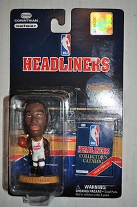 1997 DIKEMBE MUTOMBO ATLANTA HAWKS NBA BASEKTBALL HEADLINERS FIGURE NIB - Picture 1 of 3