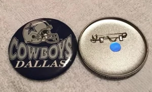 Dallas cowboys button pin - Picture 1 of 1