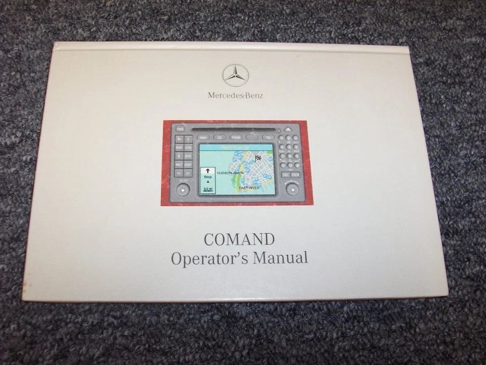 Mercedes Benz CLK320 CLK430 2001 clase CLK sistema de navegación comando manual del propietario Foto 1 de 1