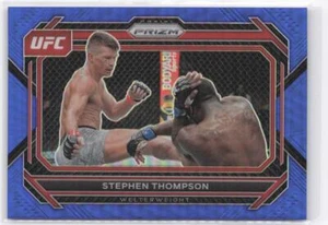 2023 Panini Prizm UFC Stephen Thompson #91 Blue Prizms #/175 - Picture 1 of 2