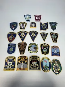 Lote de 22 PARCHES DEL DEPARTAMENTO DE POLICÍA DE CONECTICUT CT Norwalk Orange Newtown etc. - Imagen 1 de 11