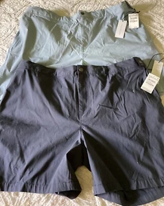 Nordstrom Treasure & Bond Mens 2XL Slim FIT Navy /Ashley Cotton Blend Shorts NWT - Picture 1 of 12