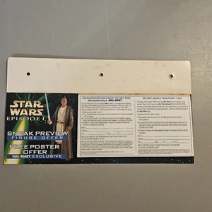 Star Wars Episode 1 Display Stand Mace Windu Poster Offer Walmart Entry Forms - Imagen 1 de 9