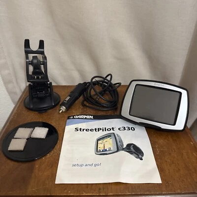 Garmin StreetPilot c330 GPS Navigator 3.5-Inch touchscreen bundle TESTED WORKS - Image 1 of 4
